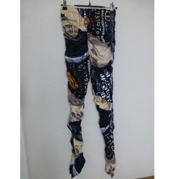 2-piece Money Body Suit and Ruched Pants Set - Picture 6 of 14